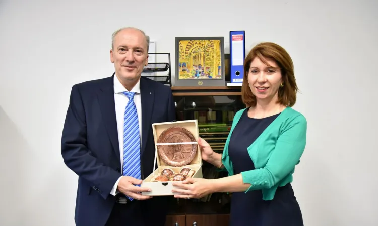 Greek Ambassador H.E. Dimitrios Papandreou Visits International University of Sarajevo