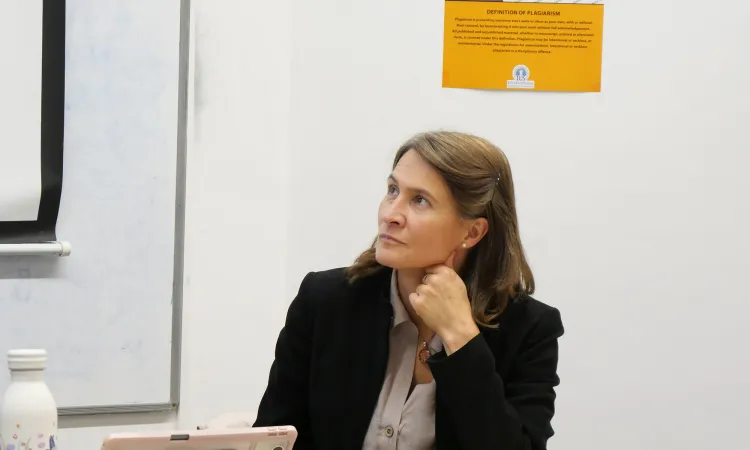 Dr. Turai Katalin from ELTE, Hungary, Gives a Workshop to PSIR Students on Erasmus+ Opportunities