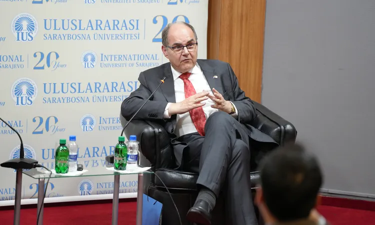 IUS Hosts High Representative Christian Schmidt for Panel on International Engagement in Bosnia and Herzegovina